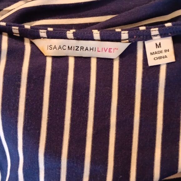 Isaac Mizrahi Live Striped Maxi Dress - Picture 10 of 13